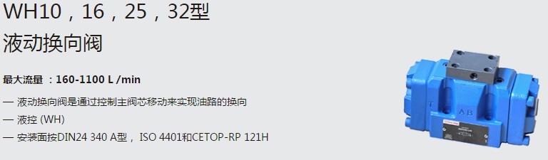 SHLIXIN上海立新WH10，16，25，32型液動換向閥